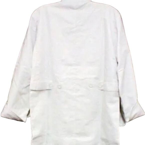 White Chef Coat CIA Culinary Institute America Double Breasted New Style 9602 - Picture 3 of 7